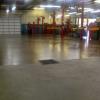 Finished and unfinished floor at Champion Chevrolet in Houston, TX